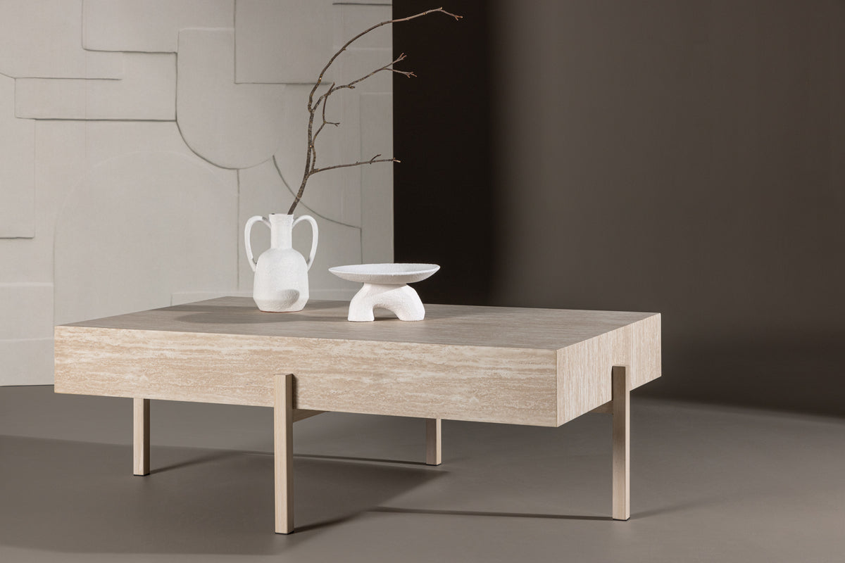 Vadholmen Sofabord 126 x 82 Hvidvasket