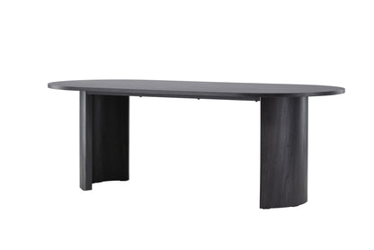 Grundsund Rektangulært Spisebord 220 x 100 Sort