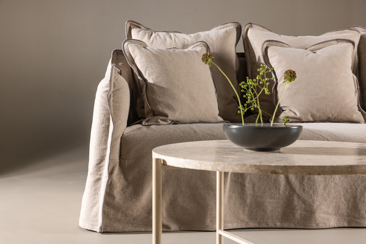 Oskarshamn 3-personers Sofa Brun