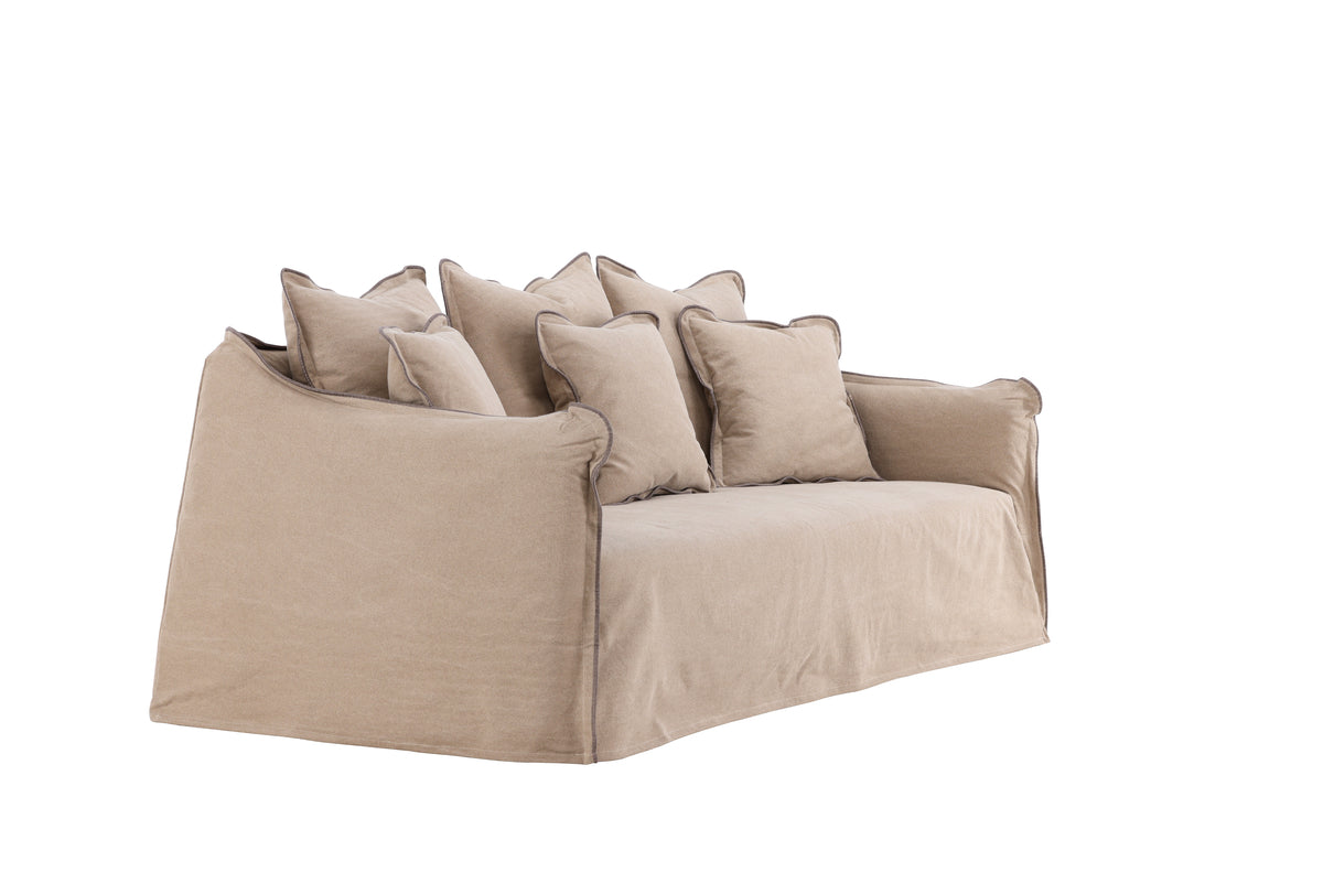 Oskarshamn 3-personers Sofa Brun