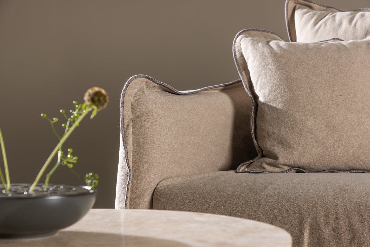 Oskarshamn 3-personers Sofa Brun