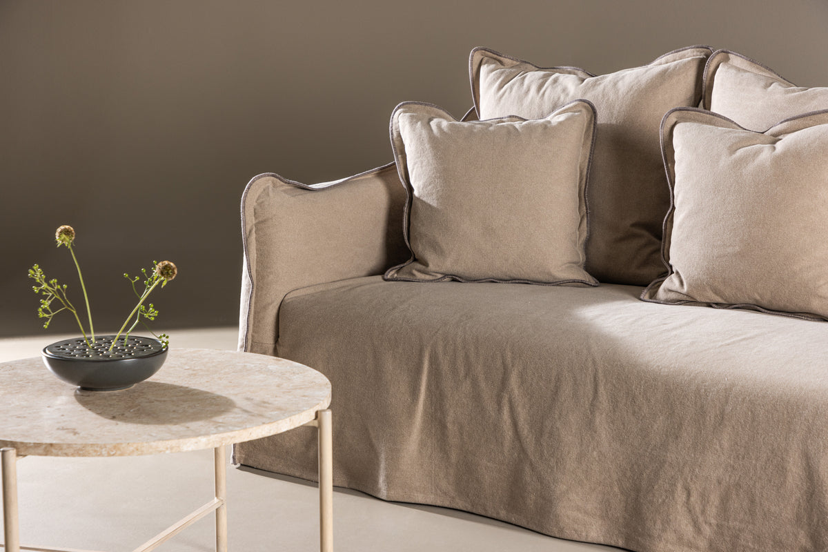 Oskarshamn 3-personers Sofa Brun
