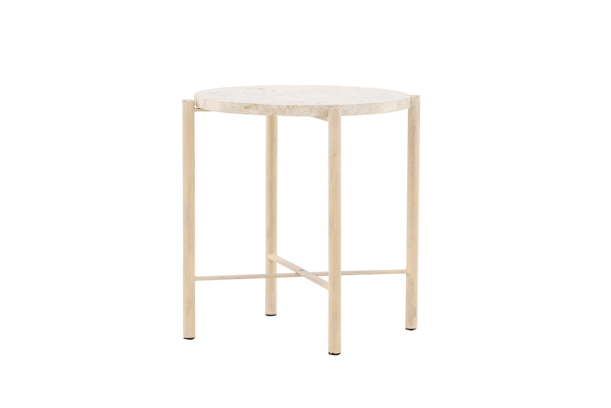 Sandhamn Sofabord ⌀40 Beige