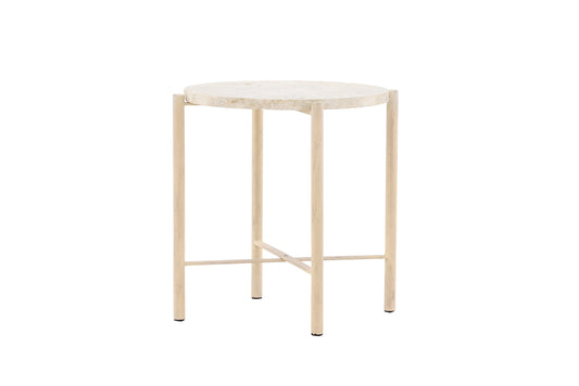 Sandhamn Sofabord ⌀40 Beige