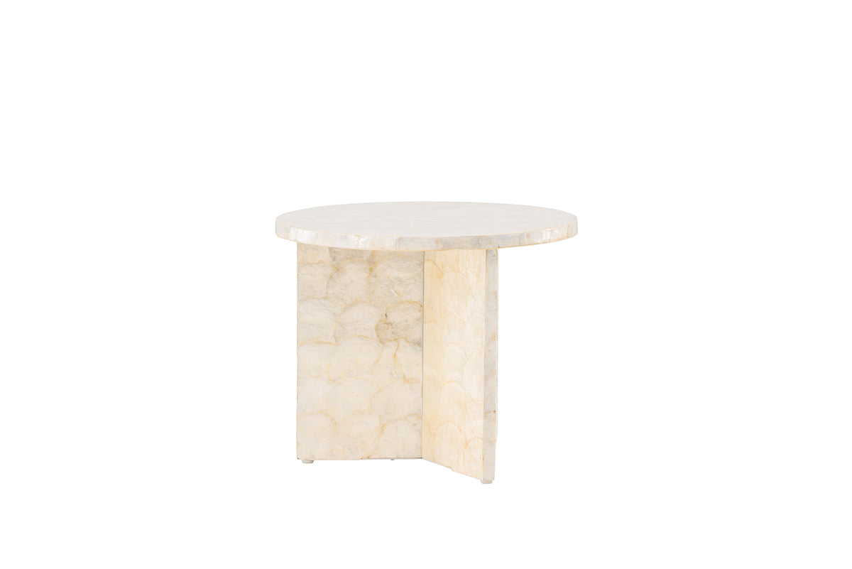 Smögen sofabord ⌀40 beige