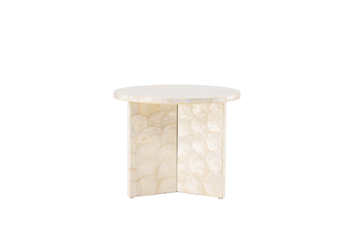 Smögen sofabord ⌀40 beige