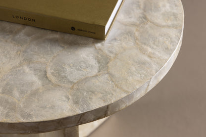 Smögen sofabord ⌀40 beige