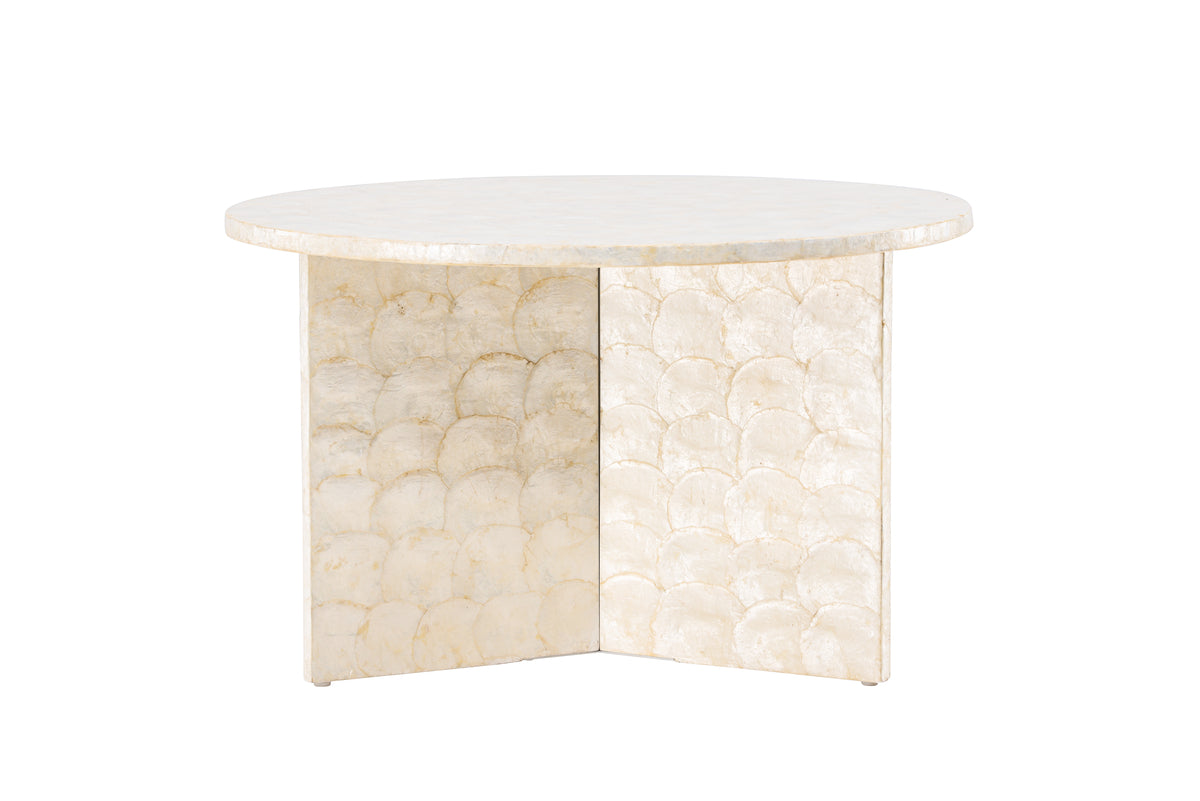Smögen sofabord ⌀70 beige