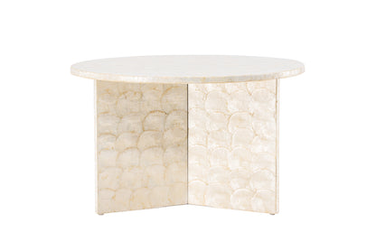 Smögen sofabord ⌀70 beige