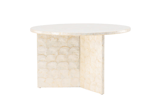 Smögen sofabord ⌀70 beige