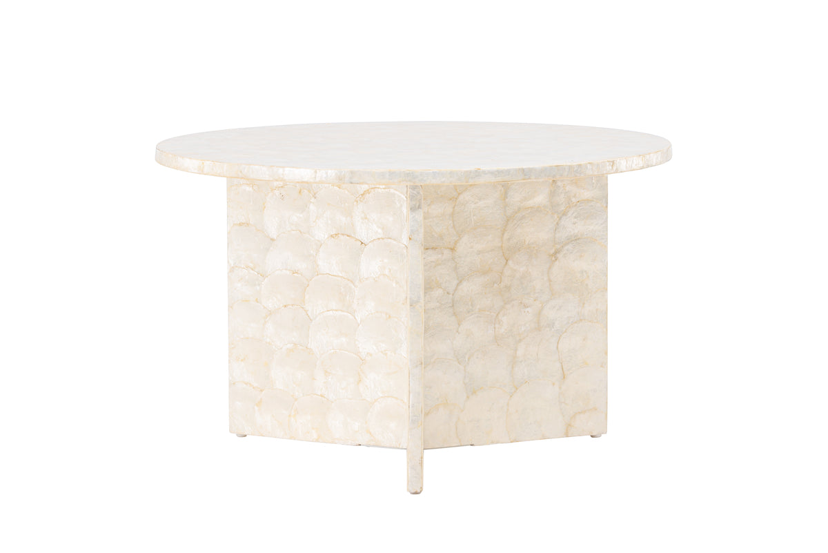 Smögen sofabord ⌀70 beige