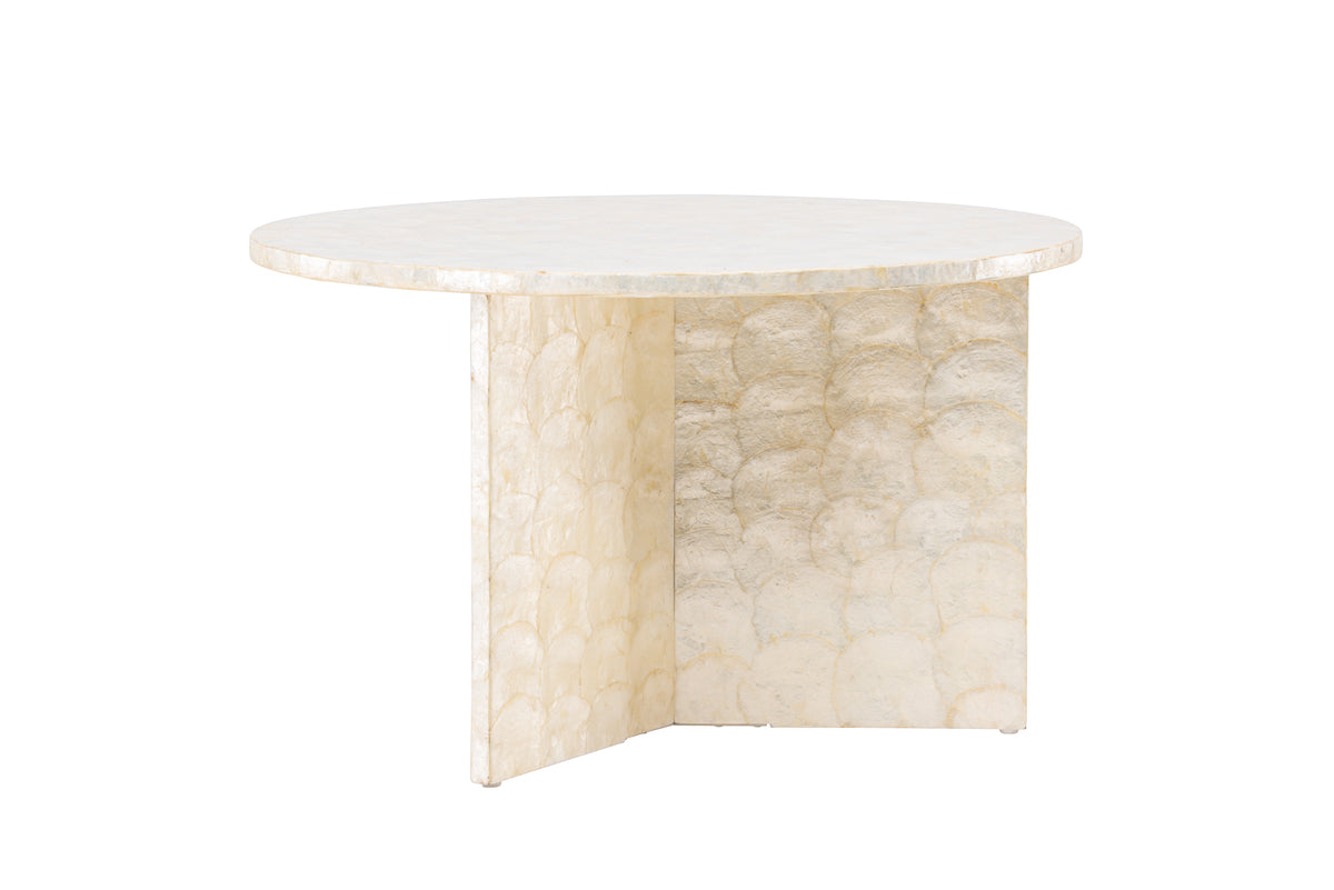Smögen sofabord ⌀70 beige