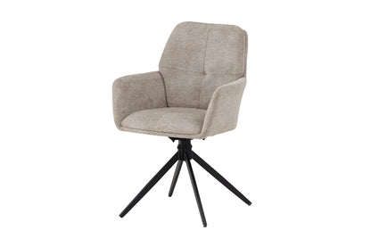 Spisebordsstol 2-pak Brun