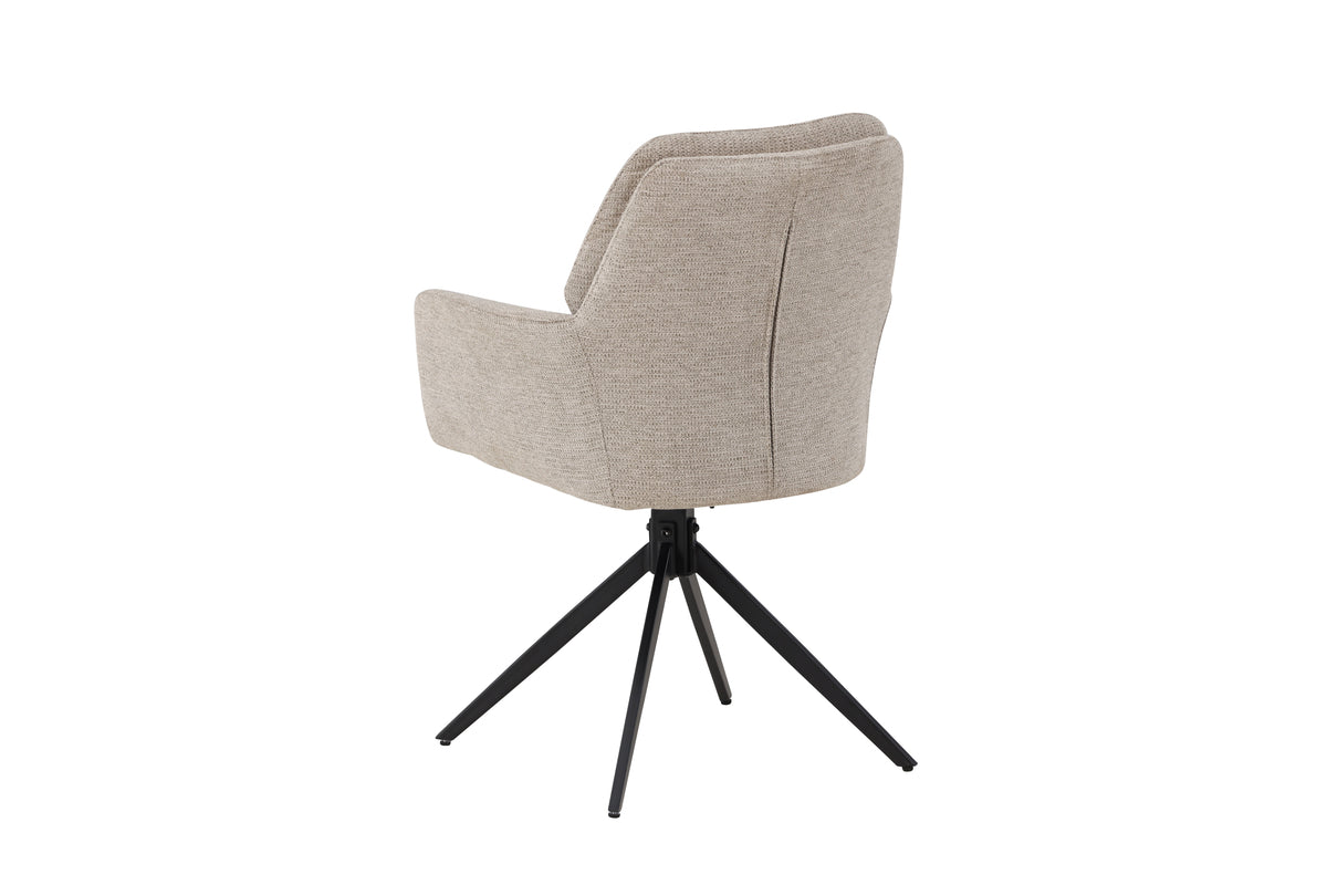 Spisebordsstol 2-pak Brun