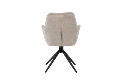 Spisebordsstol 2-pak Brun