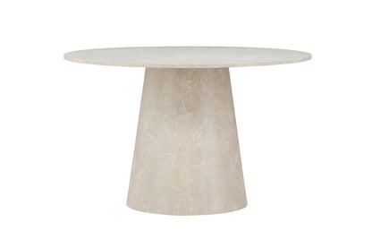 Lanzo Rundt Spisebord ⌀120 Beige