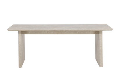 Vail firkantet spisebord 200 x 100 Beige