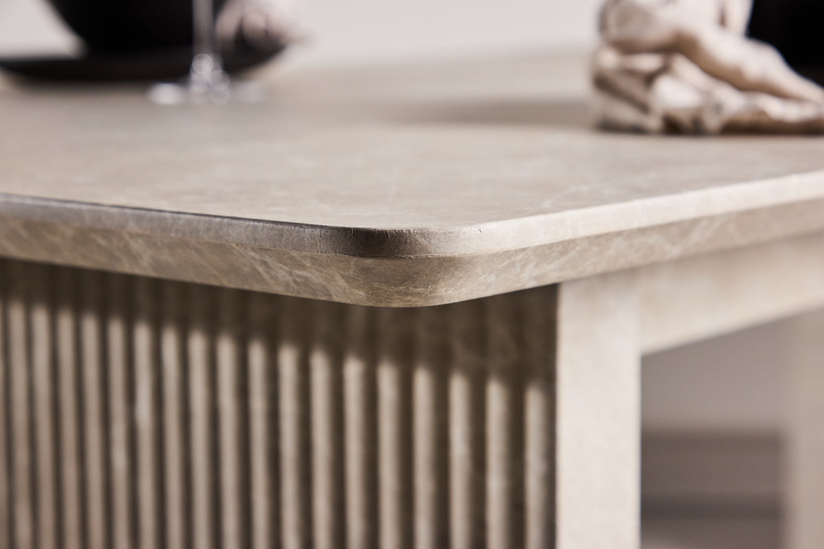 Vail firkantet spisebord 200 x 100 Beige