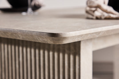 Vail firkantet spisebord 200 x 100 Beige
