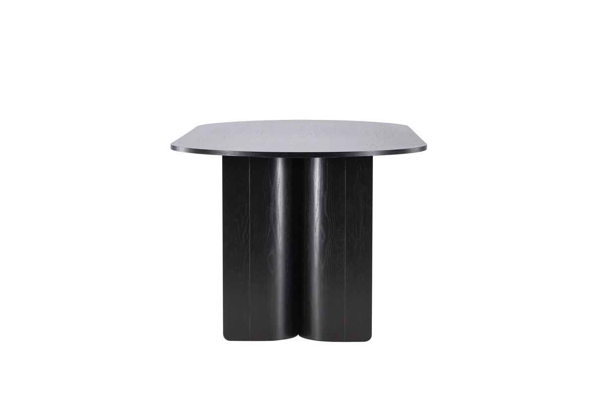 Tyresö Oval Spisebord 220 x 100 Sort