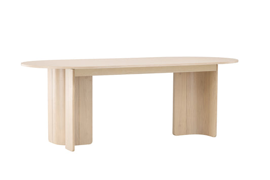 Tyresö Oval Spisebord 220 x 100 Hvidvask