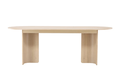 Tyresö Oval Spisebord 220 x 100 Hvidvask