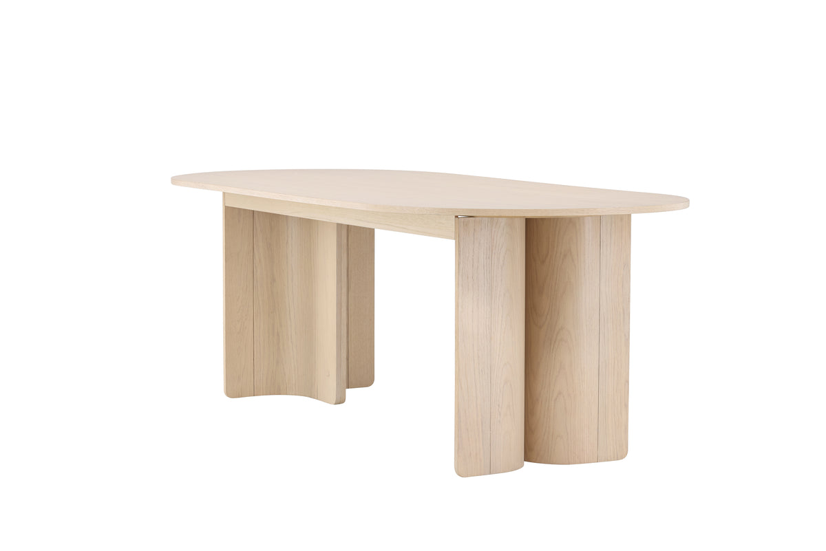 Tyresö Oval Spisebord 220 x 100 Hvidvask