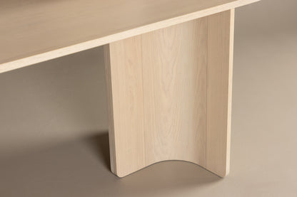 Tyresö Oval Spisebord 220 x 100 Hvidvask