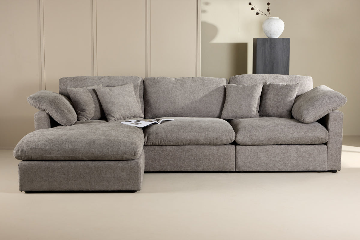 Amalfi Hjørnesofa Mørkegrå