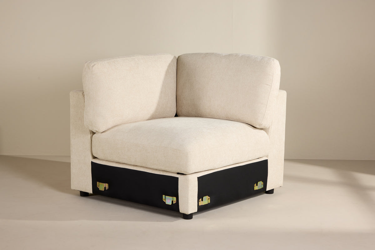 Salerno Hjørnesofa Beige