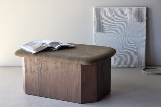 Skammel 59 x 42 x 88 Brun