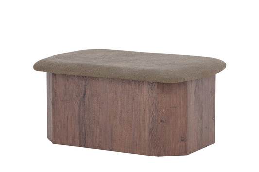 Todd Ottoman 59 x 42 x 88 Brun