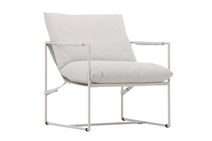 Joline Lænestol - Beige/ Beige Linnedstof