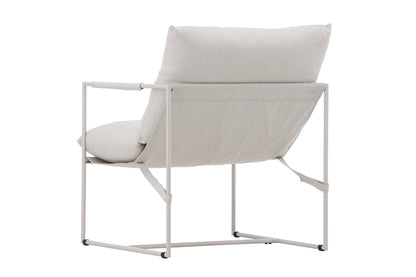 Joline Lænestol - Beige/ Beige Linnedstof