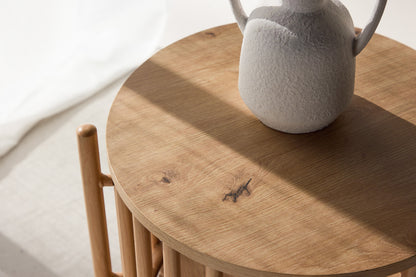 Rubbo Sidebord ⌀45 Natur