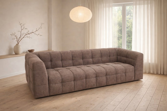 3-personers sofa, brun