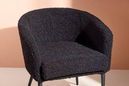Fluffy Lænestol Sort