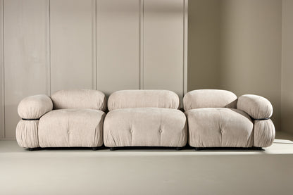 Mika Sofa Venstre-Modul Beige Sort