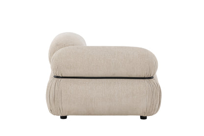 Mika Sofa Venstre-Modul Beige Sort