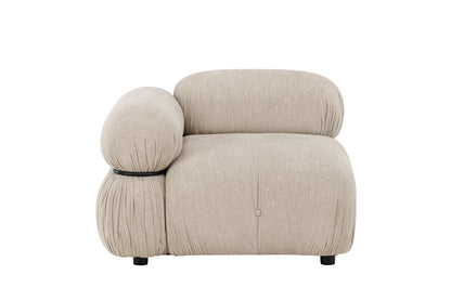 Mika Sofa Venstre-Modul Beige Sort