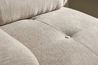 Mika Sofa Venstre-Modul Beige Sort