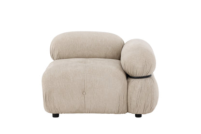 Mika Sofa Højre-Modul Beige Sort
