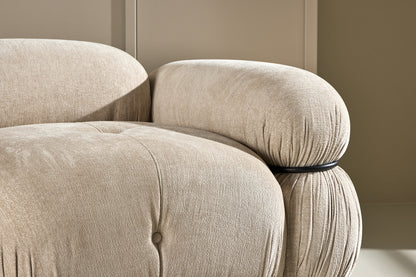 Mika Sofa Højre-Modul Beige Sort