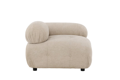 Mika Sofa Højre-Modul Beige Chrom
