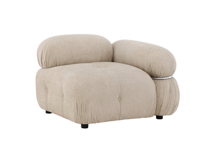 Mika Sofa Højre-Modul Beige Chrom