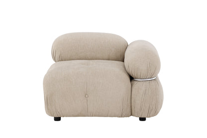 Mika Sofa Højre-Modul Beige Chrom