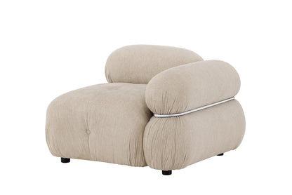 Mika Sofa Højre-Modul Beige Chrom