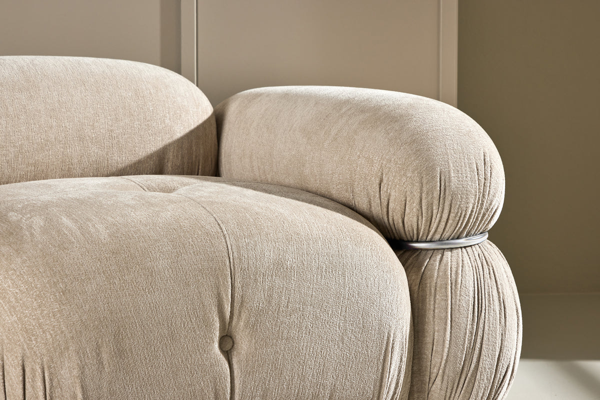 Mika Sofa Højre-Modul Beige Chrom