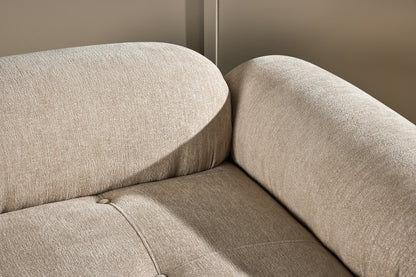 Mika Sofa Højre-Modul Beige Chrom