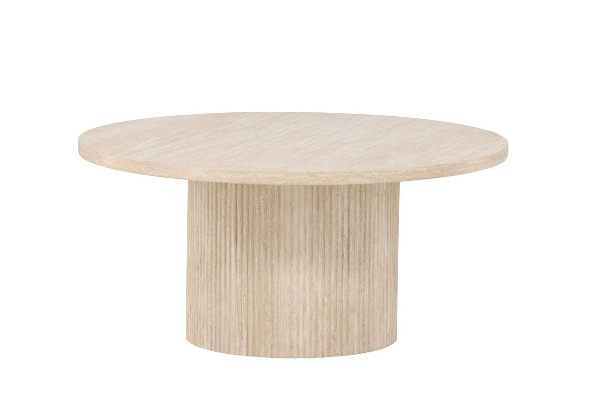 Härön Sofa Bord ⌀80 Beige